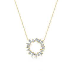 Prismatic Circle Necklace