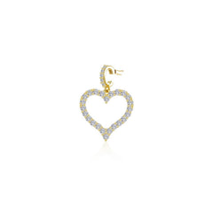 Amara Open Heart Pendant Charm