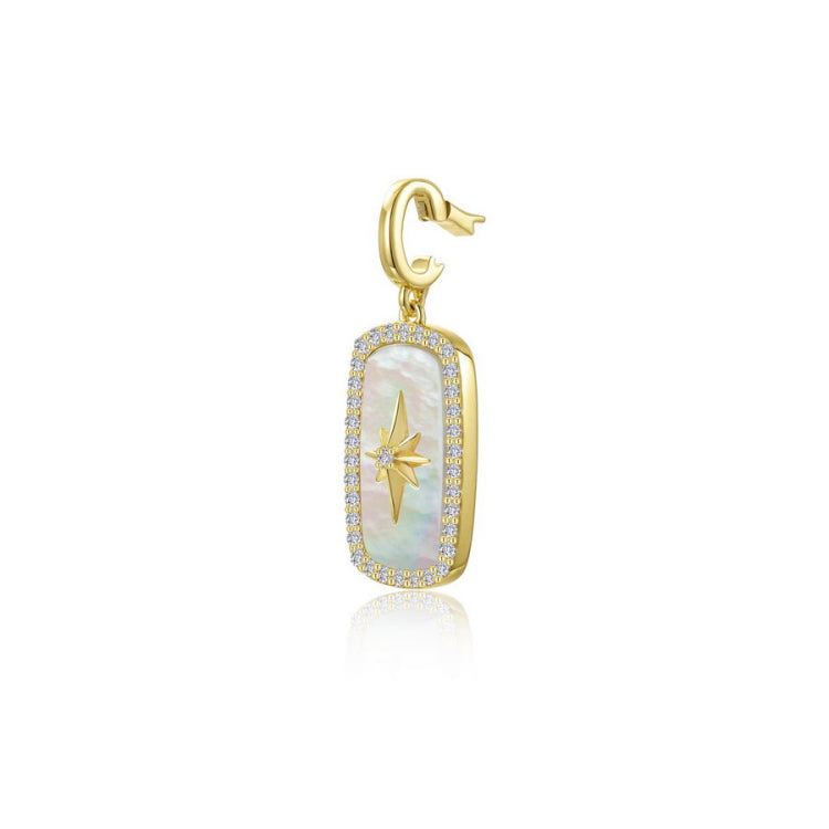 North Star Mother-of-Pearl Pendant Charm