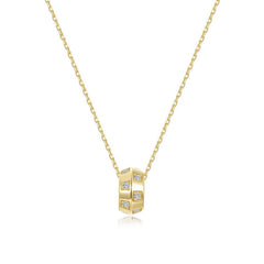 Barrel Beat Pendant Necklace