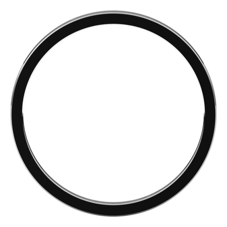 14K White Gold 1.5 mm Flat Band Size 8