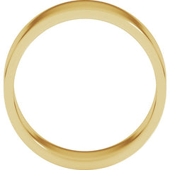 10K Yellow Gold 8 mm Flat Band Size 4