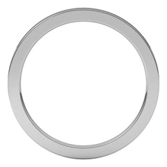 Platinum 1.5 mm Comfort-Fit Flat Band Size 6.5
