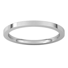 Platinum 1.5 mm Comfort-Fit Flat Band Size 6.5