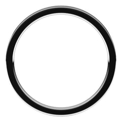 14K White Gold 2 mm Lightweight Comfort-Fit Flat Band Size 4