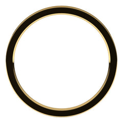 14K Yellow Gold 1.5 mm Lightweight Comfort-Fit Flat Band Size 9