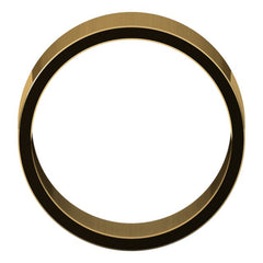 14K Yellow Gold 9 mm Flat Band Size 10