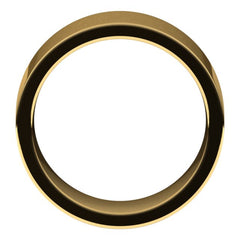 18K Yellow Gold 9 mm Comfort-Fit Flat Band Size 11.5