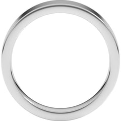 Platinum 5 mm Comfort-Fit Flat Band Size 8