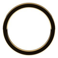 14K Yellow Gold 2.5 mm Comfort-Fit Flat Band Size 7