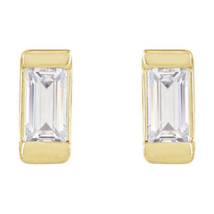 14K Yellow Gold .08 CTW Lab-Grown Diamond Earrings