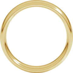 18K Yellow Gold 5 mm Comfort-Fit European-Style Band Size 10.5