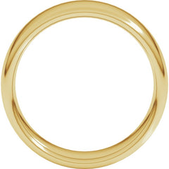 10K Yellow Gold 7 mm Comfort-Fit European-Style Band Size 10.5