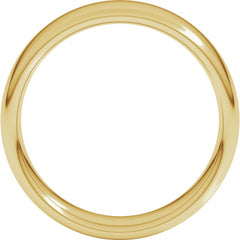 10K Yellow Gold 6 mm Comfort-Fit European-Style Band Size 11