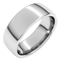 Platinum 7 mm Comfort-Fit European-Style Band Size 11