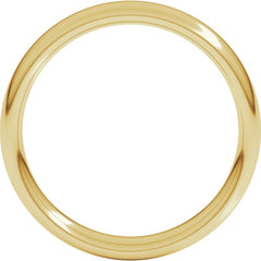 18K Yellow Gold 4 mm Comfort-Fit European-Style Band Size 7.5