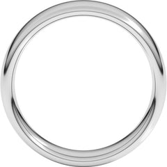 Platinum 6 mm Comfort-Fit European-Style Band Size 8.5