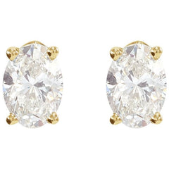 14K Yellow Gold 1/2 CTW Natural Diamond Earrings