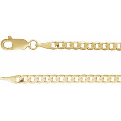 14K Yellow Gold 1/4 CT Lab-Grown Diamond Link 7" Bracelet
