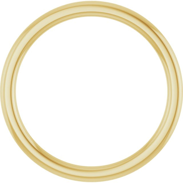 10K Yellow Gold 1.5 mm Comfort-Fit European-Style Band Size 4.5