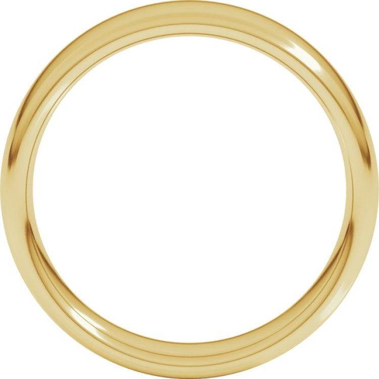 14K Yellow Gold 5.5 mm Comfort-Fit European-Style Band Size 11