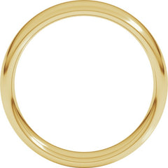 14K Yellow Gold 5.5 mm Comfort-Fit European-Style Band Size 11