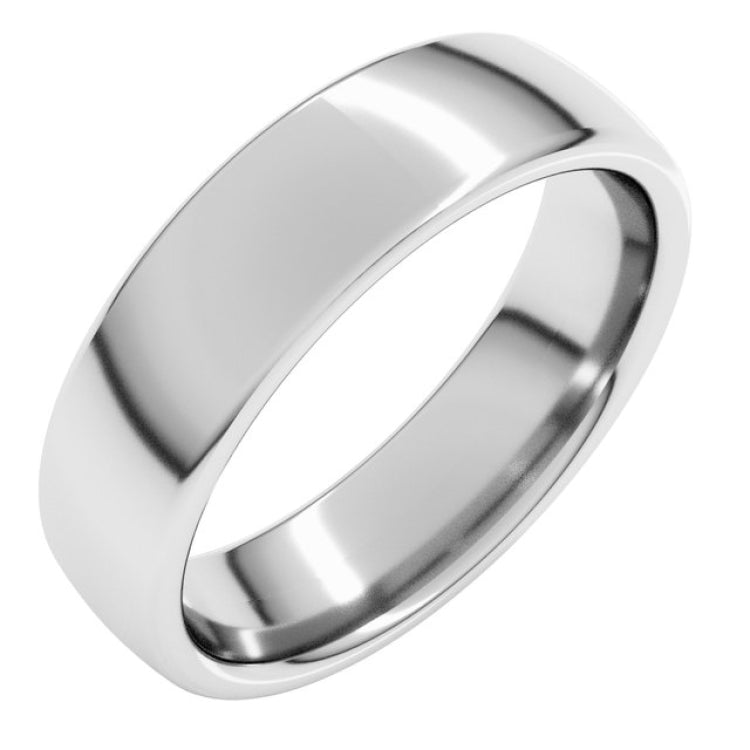 Platinum 5.5 mm Comfort-Fit European-Style Band Size 8.5
