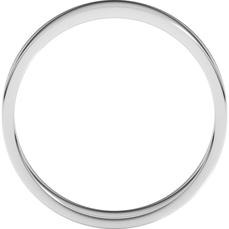 Sterling Silver 4.5 mm Flat Band Size 7.5