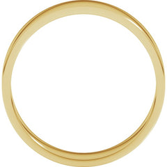 18K Yellow Gold 5.5 mm Flat Band Size 7