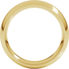 10K Yellow Gold 5.5 mm Half Round Band Size 9