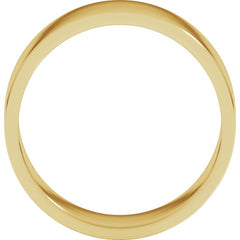 14K Yellow Gold 7 mm Flat Band Size 7