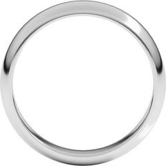 Sterling Silver 5 mm Half Round Band Size 11