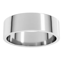 Sterling Silver 6 mm Flat Band Size 7