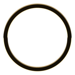 14K Yellow Gold 1 mm Flat Band Size 5
