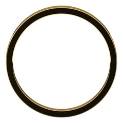 14K Yellow Gold 2.5 mm Flat Band Size 4