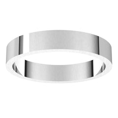 Sterling Silver 3.5 mm Flat Band Size 6.5