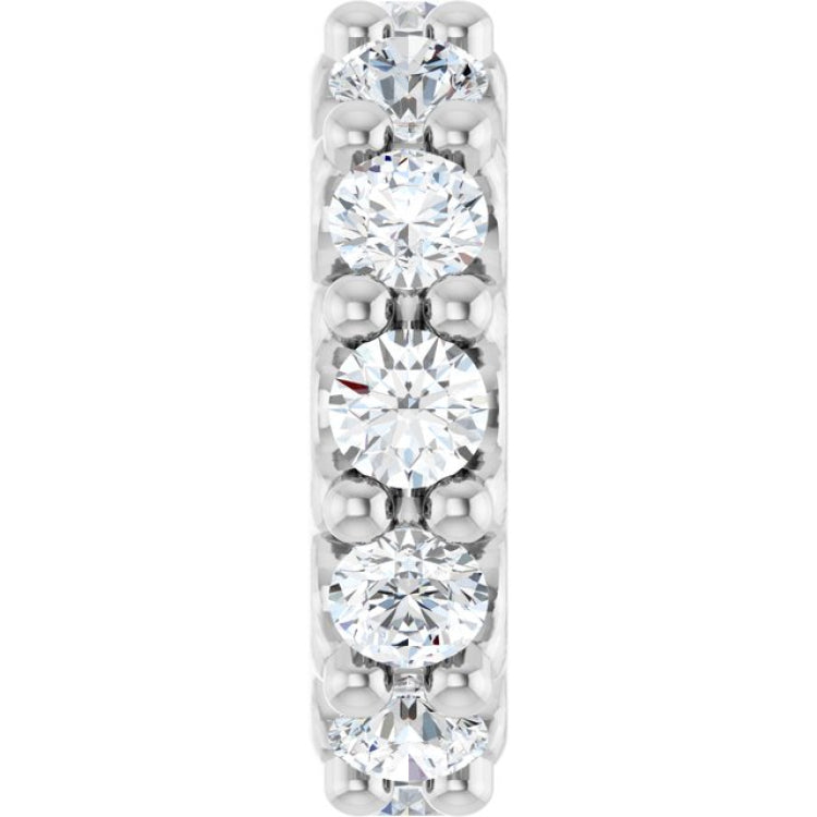 14K White Gold 1/3 CTW Natural Diamond Spacer Charm/Pendant