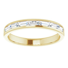 14K Yellow Gold 3/4 CTW Lab-Grown Diamond Band