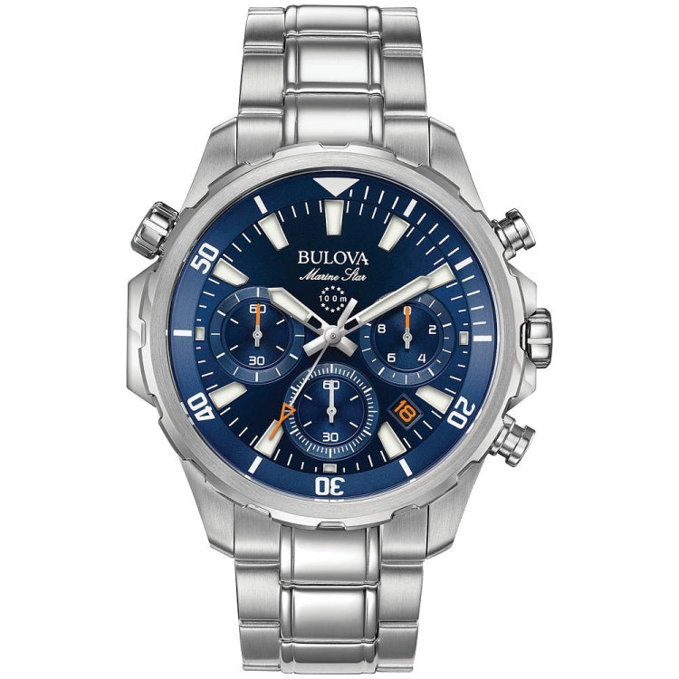 Bulova Stainless Steel Performance Mens Watch