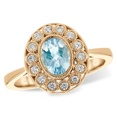 14KT Gold Ladies Diamond Ring