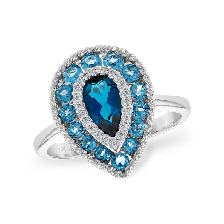 14KT Gold Ladies Diamond Ring
