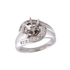 14KT Gold Semi-Mount Engagement Ring