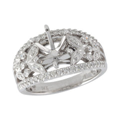 14KT Gold Semi-Mount Engagement Ring