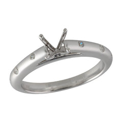 14KT Gold Semi-Mount Engagement Ring