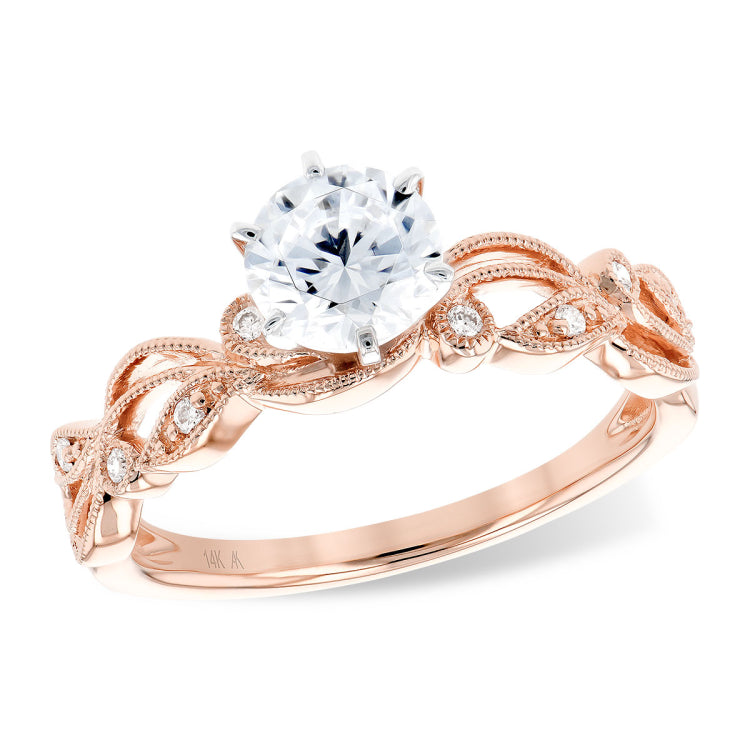14KT Gold Semi-Mount Engagement Ring